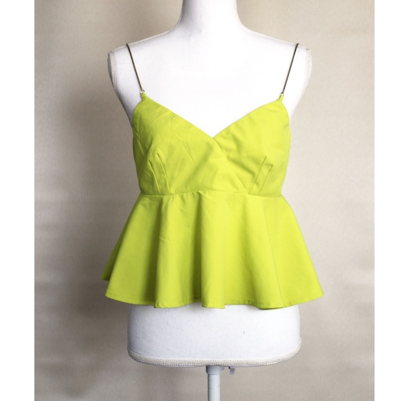 Akira Chicago Tops - Akira Chicago Peplum Crop Top for Clubbing Sz M